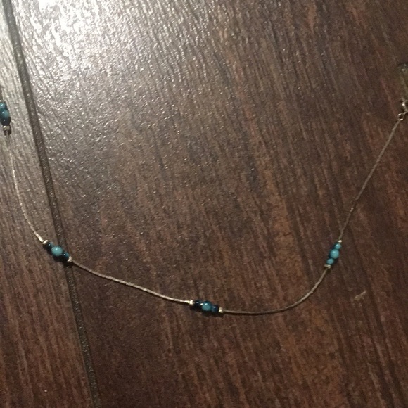 Turquoise Gypsy Silver Sea Necklace - Picture 4 of 8